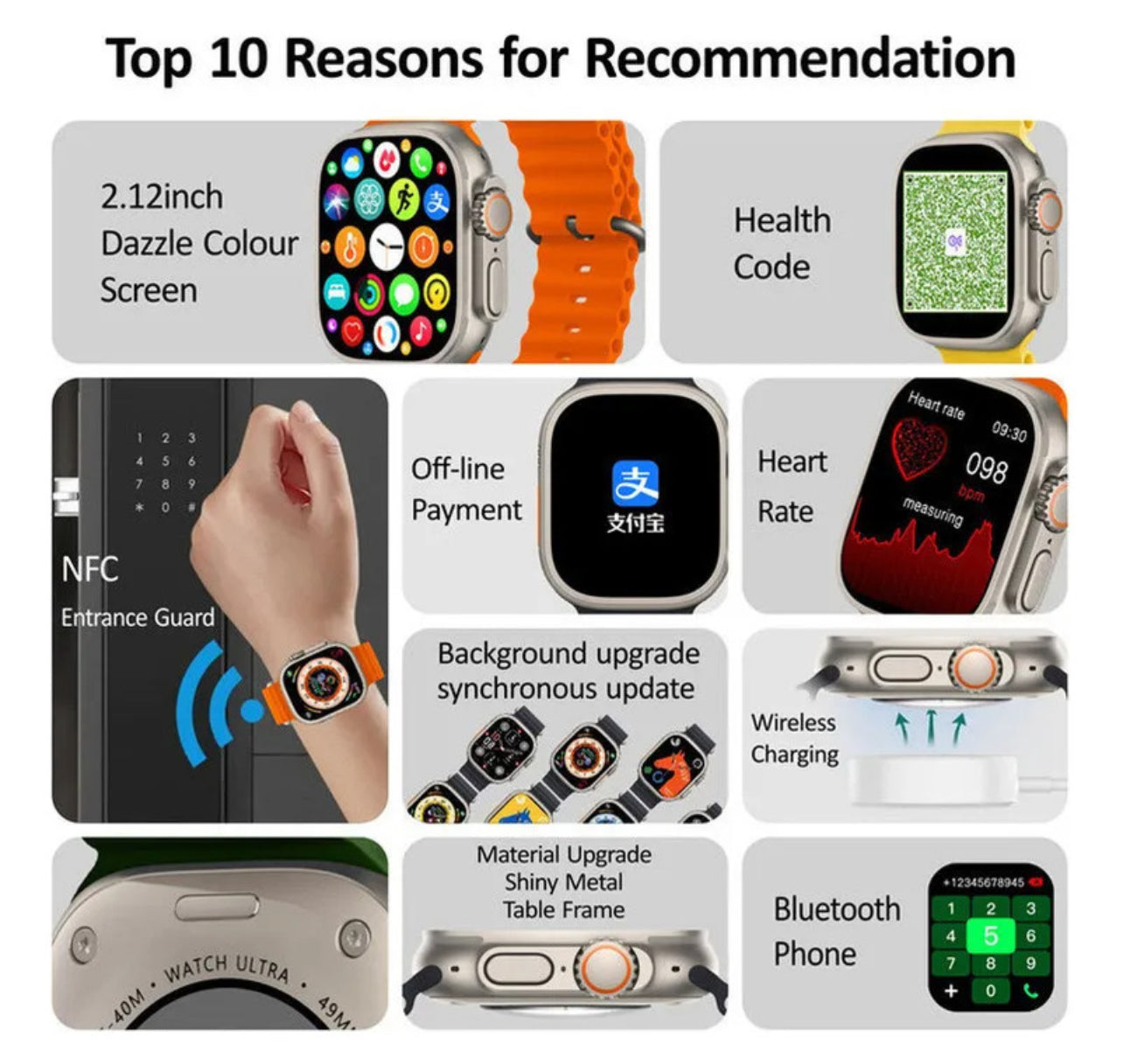 Smartwatch HK10 Ultra 3 Max