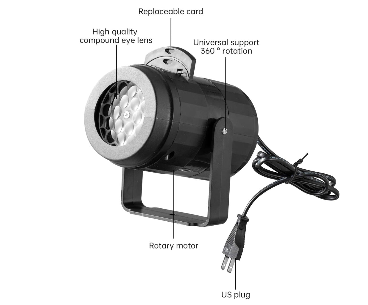 Proyector Led Navidad Figuras Exterior